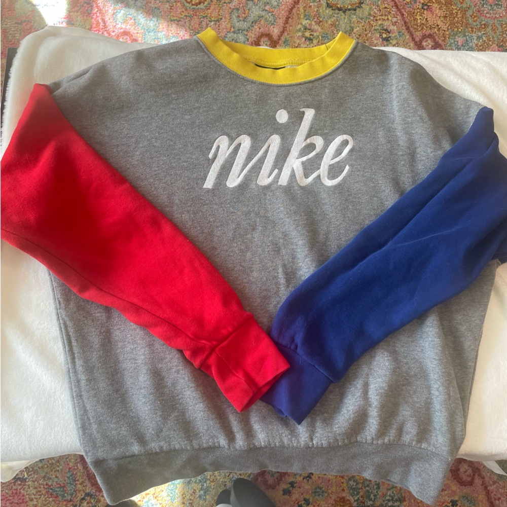 Nike Primary Colors Fleece Pullover Sweatshirt size XS